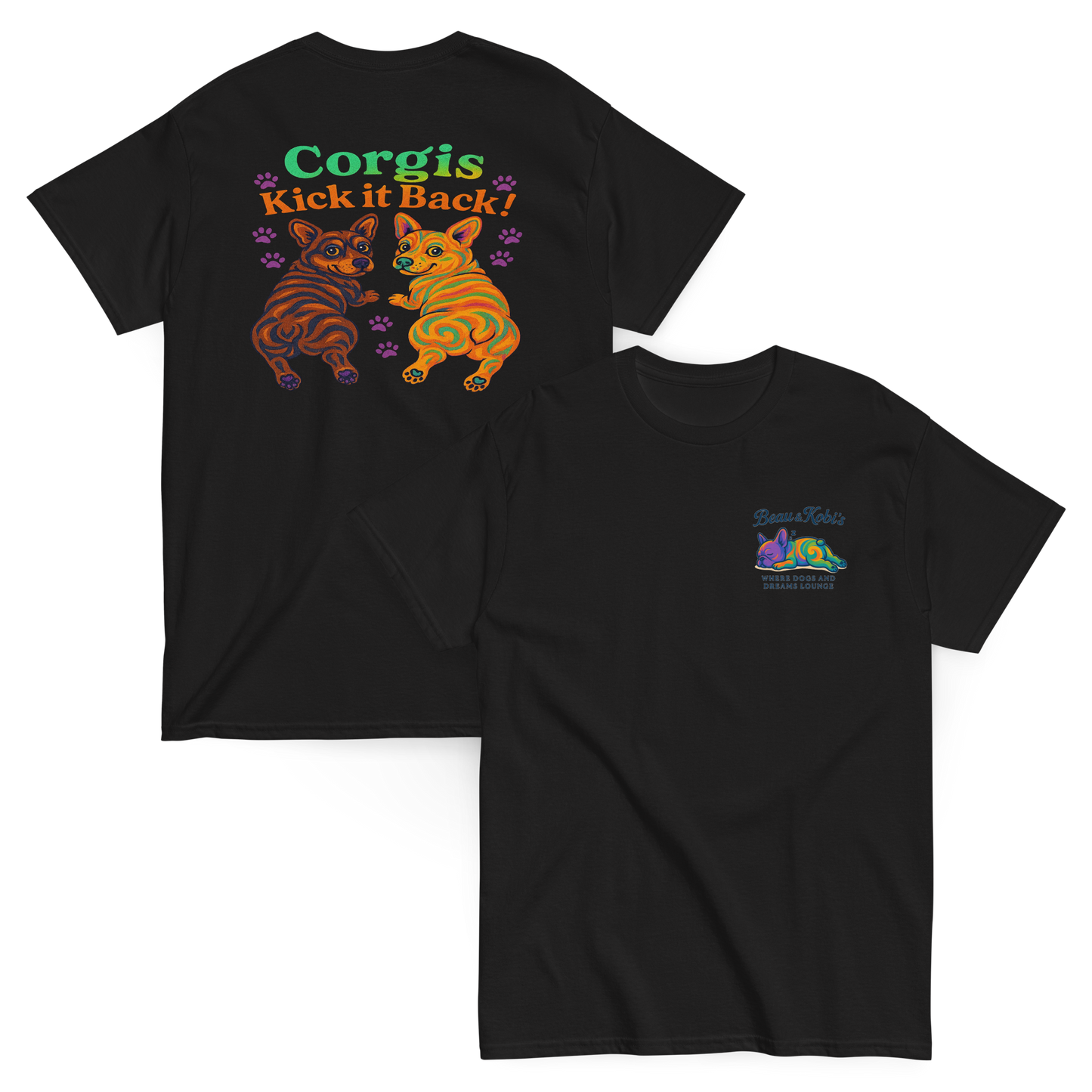 Corgis in Chill Mode – Dog Lover Tee
