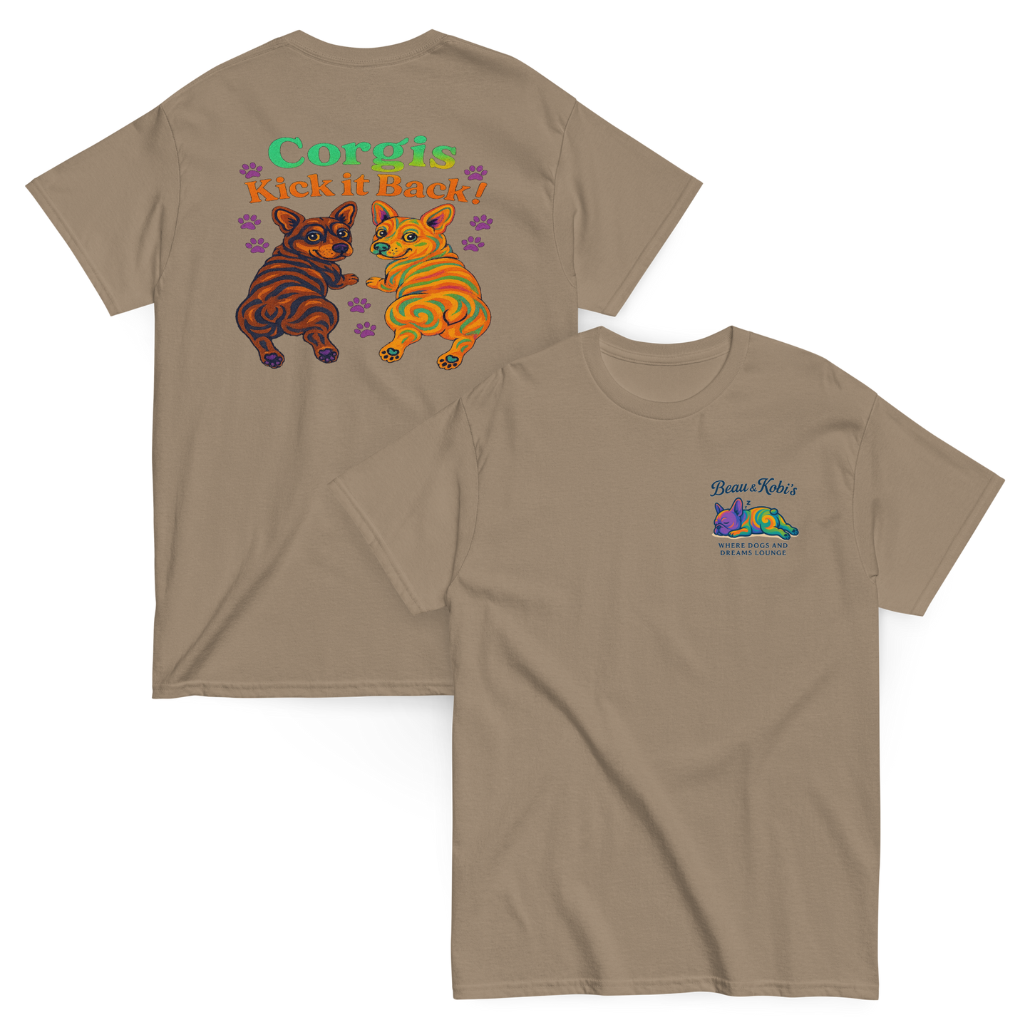 Corgis in Chill Mode – Dog Lover Tee