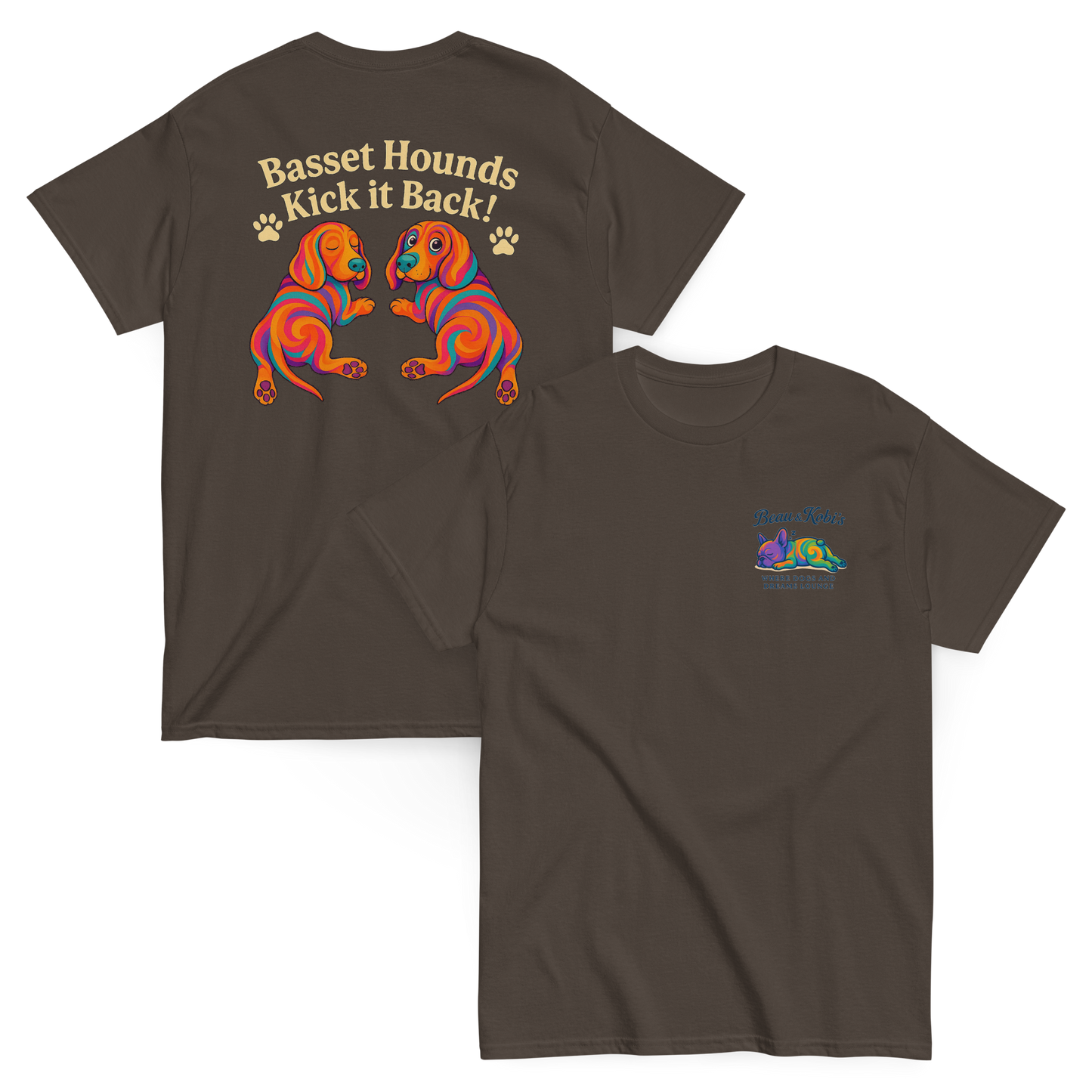 Basset Hounds on Break Tee