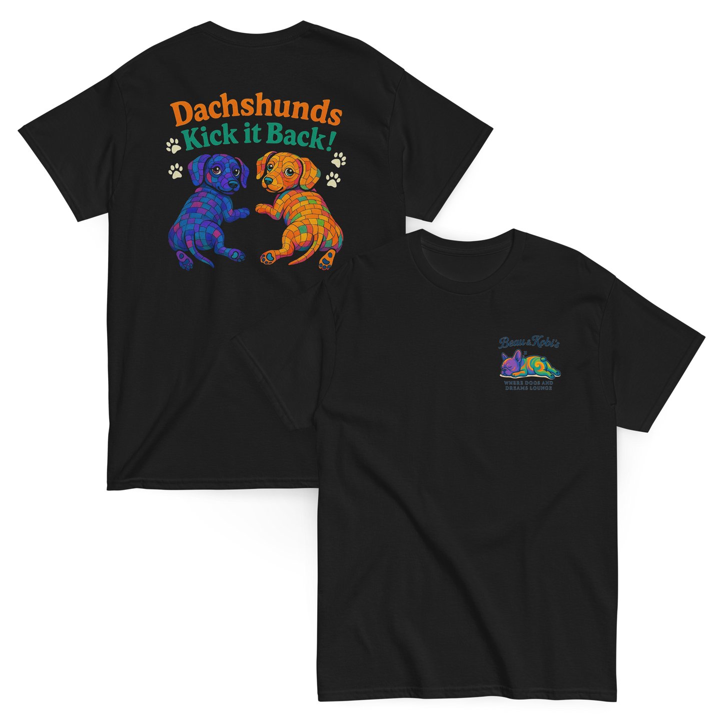 Kickback Vibes – Dachshund Lover Tee