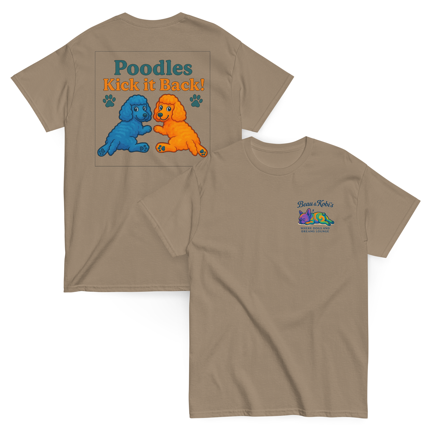 Poodles Kick it Back! – Lounge Tee