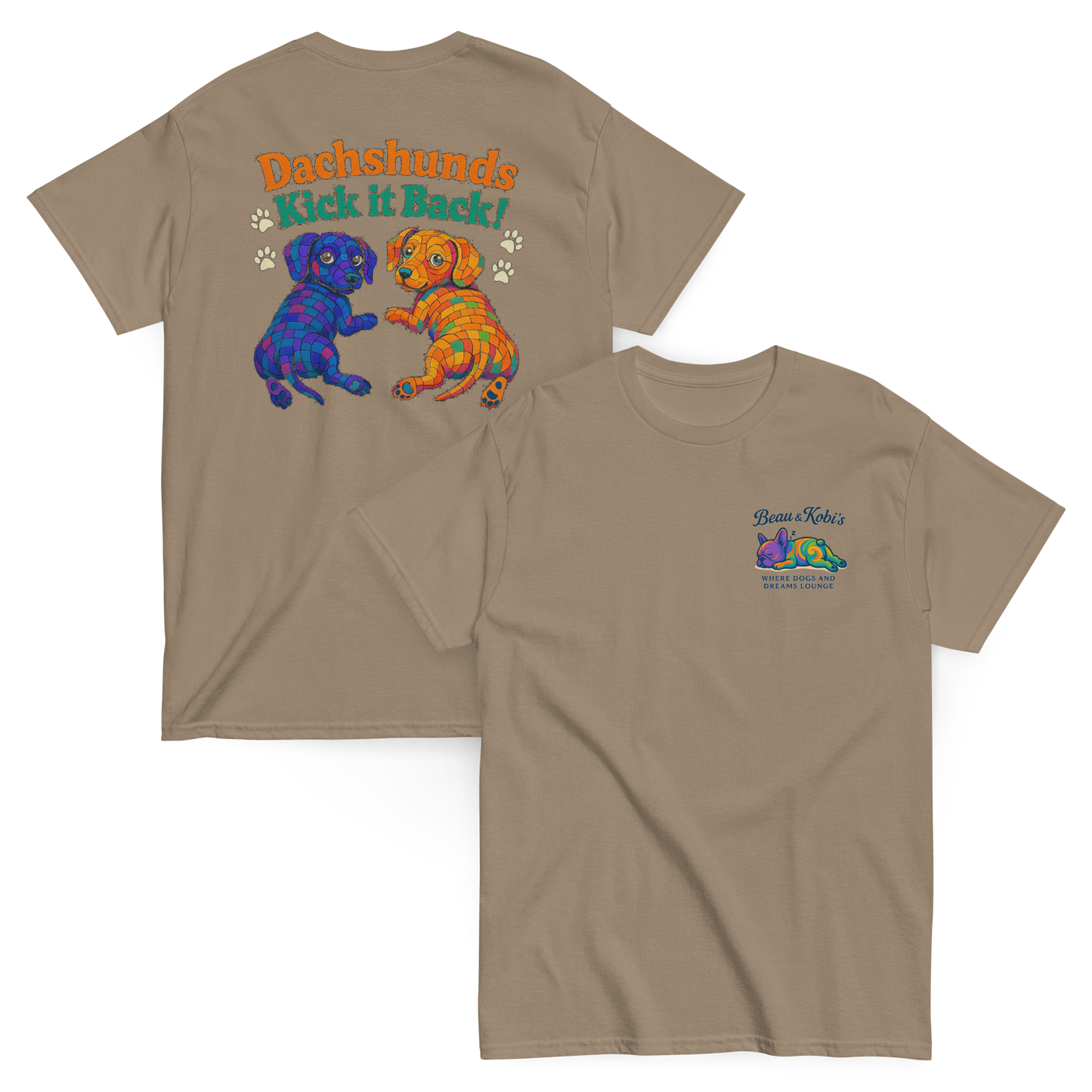 Kickback Vibes – Dachshund Lover Tee