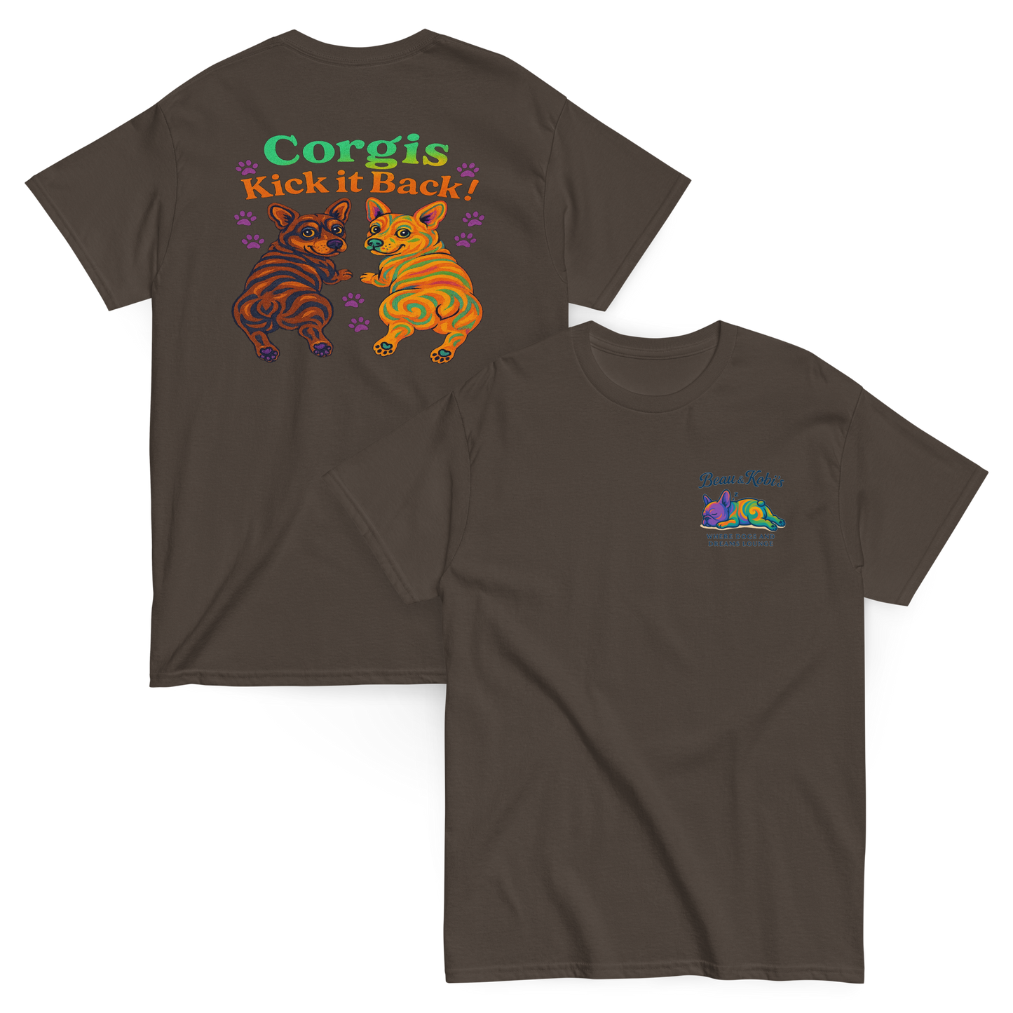 Corgis in Chill Mode – Dog Lover Tee