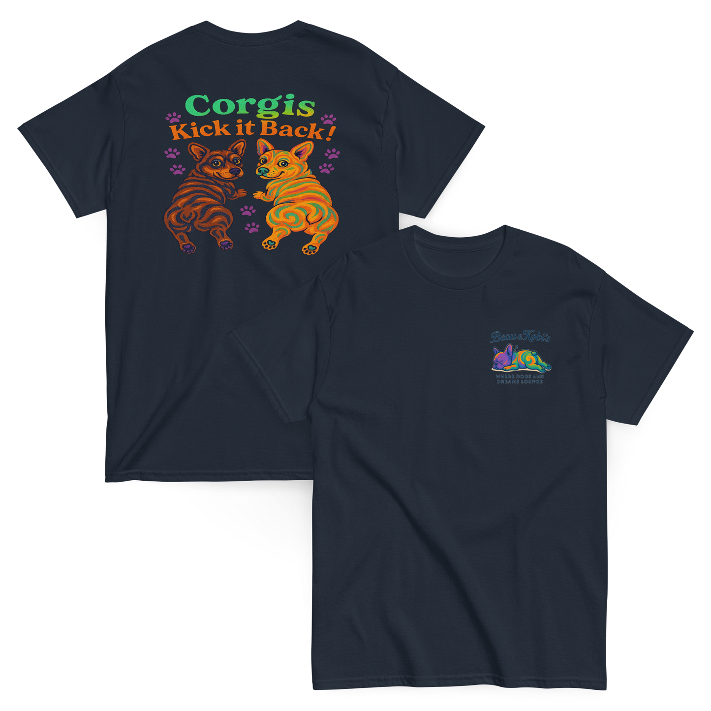Corgis in Chill Mode – Dog Lover Tee