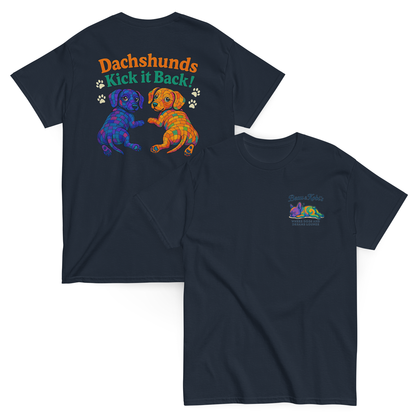 Kickback Vibes – Dachshund Lover Tee